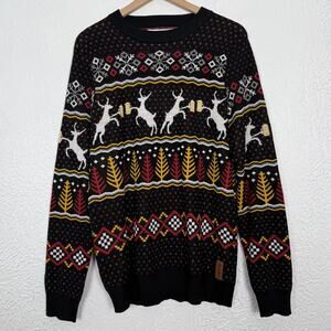 Tipsy Elves Men's Caribrew Ugly Christmas Sweater Size Large
